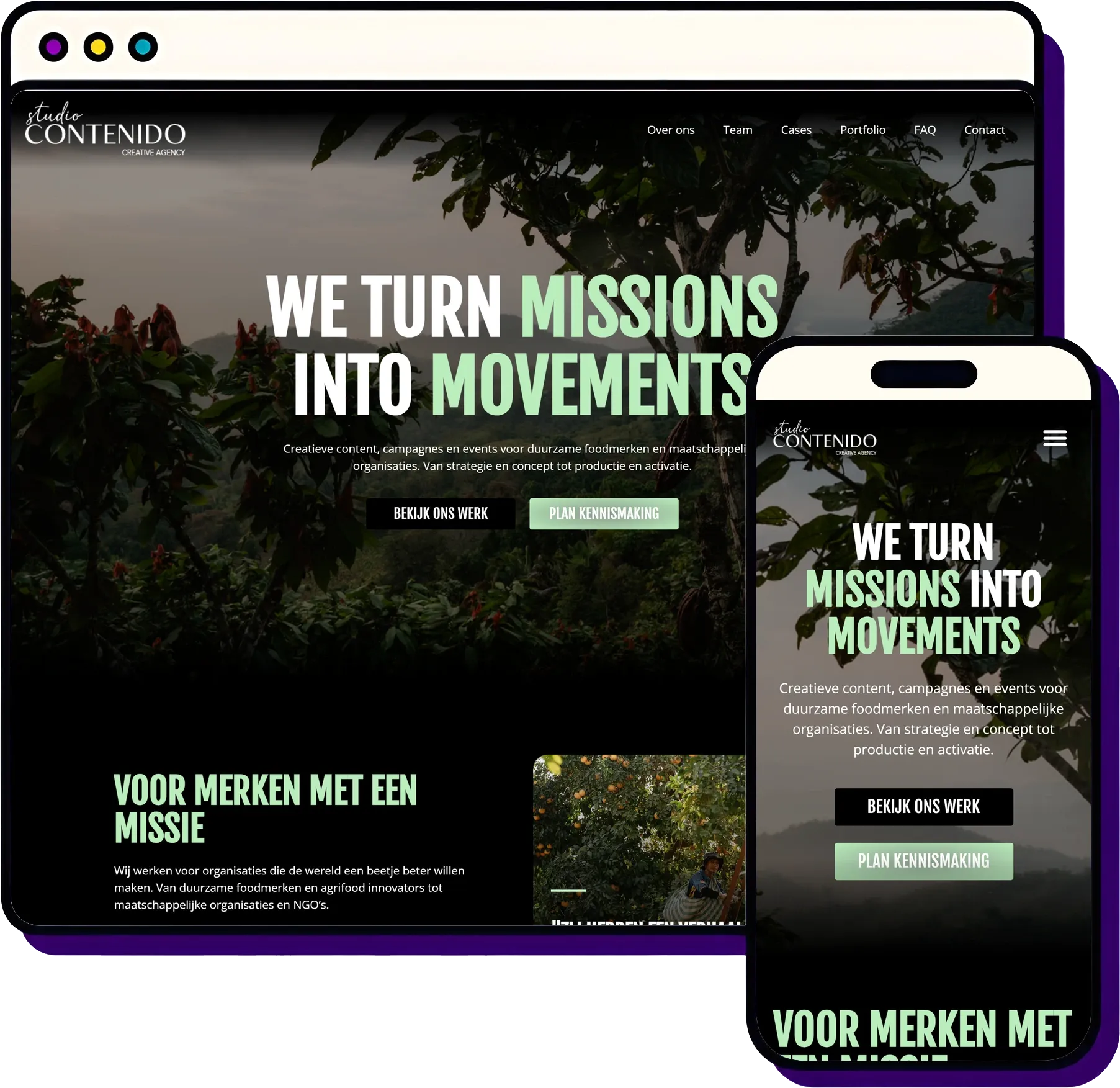Studio Contenido — Nieuwe site voor een Utrechts content-collectief